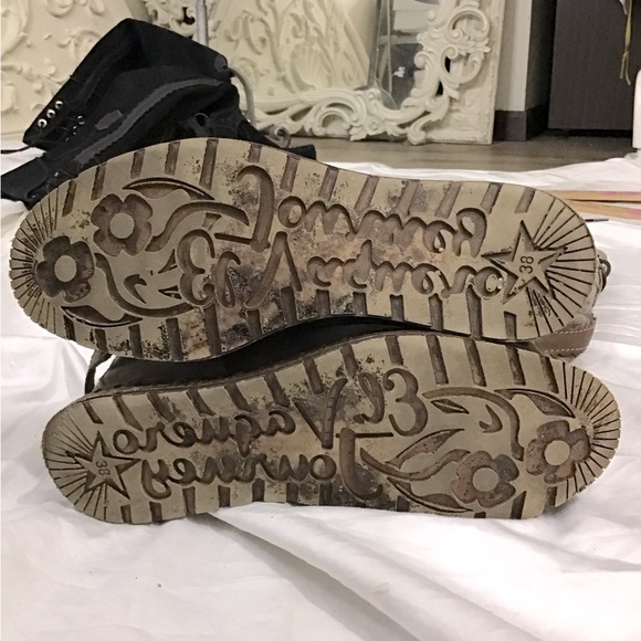 EL VAQUERO LEATHER WEDGE MOCASSIN BOOTS - Picture 9 of 11